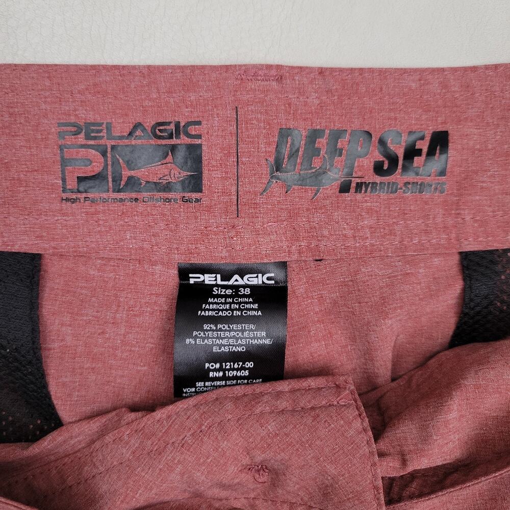 Pelagic Board Shorts Mens Hybrid Deep Sea Performance 38 Swim Trunks - Picture 2 of 12